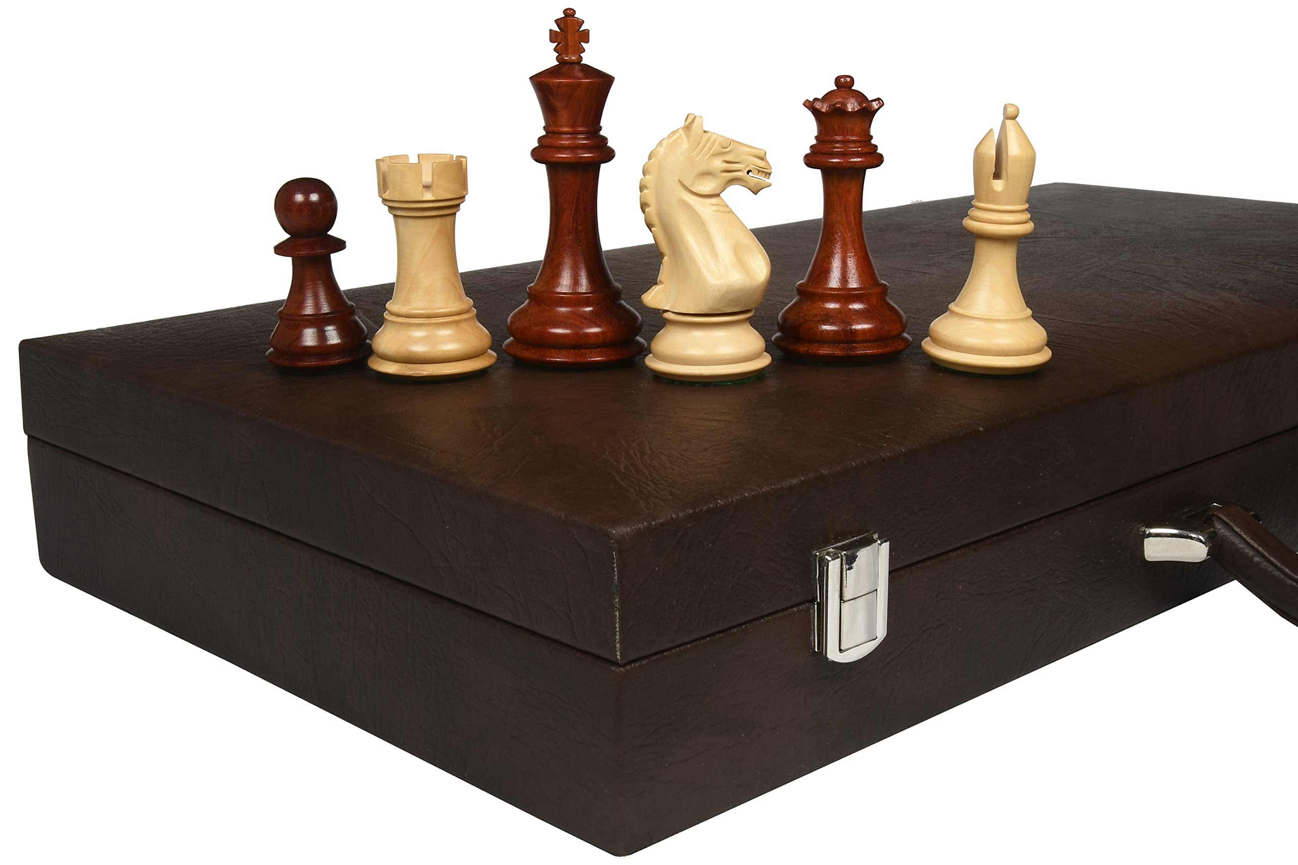 Professional Handmade Staunton Chess Pieces Set - 4.0