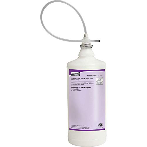 Rubbermaid Green Certified Lotion Soap Refill - Honeysuckle Scent - 27.1 fl oz (800 mL) - White - 4 Pack - Eco-Friendly Hand Soap Dispenser Refill for Kitchen, Bathroom & Office Use - FG4013131