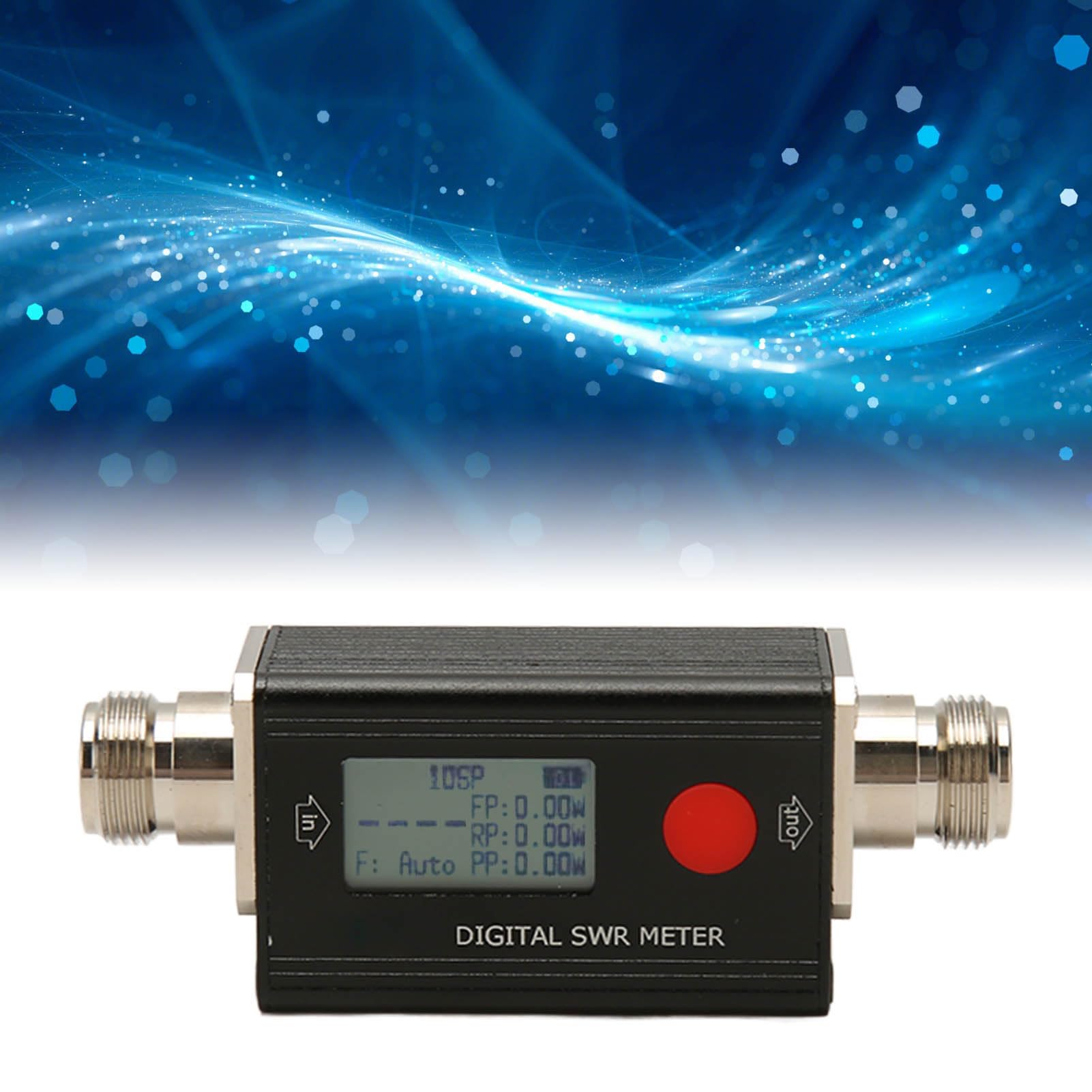 RD106P Digital SWR Meter 120W 80-999MHz VHF UHF Power Meter for Two Way Radios - Handheld Standing Wave Meter Compatible with DMR Walkie Talkies, Ham Radio & CB Antenna Tuning (Perfect for Field Testing & Radio Maintenance)