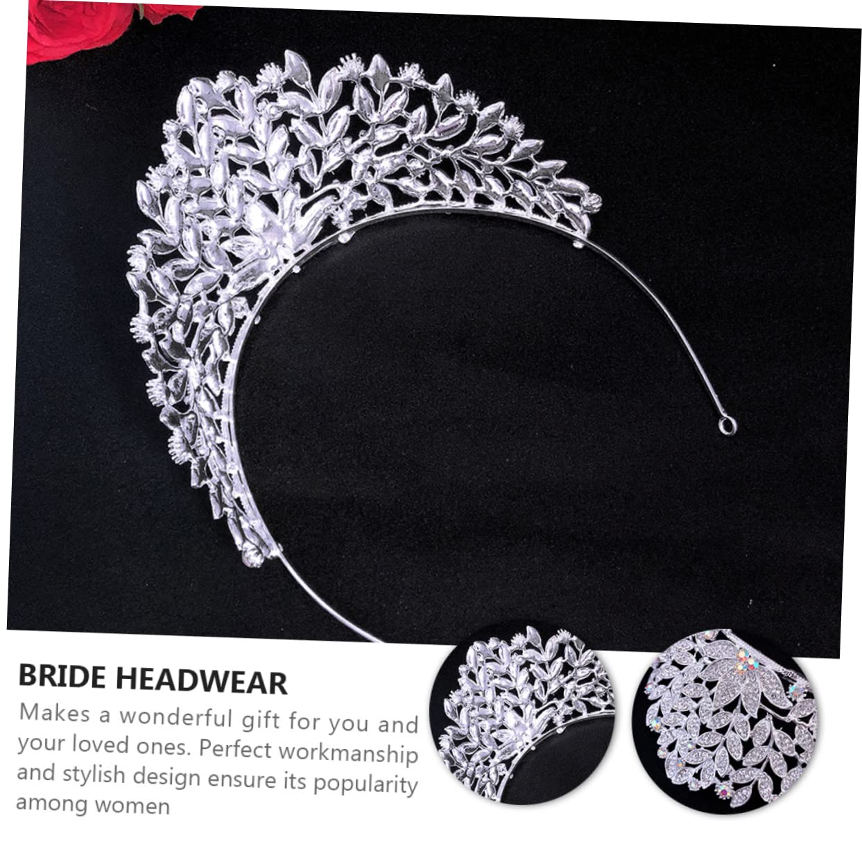 Beavorty 3-Piece Baroque Bridal Crown Set - Rhinestone Wedding Headpiece, Diamond Tiara for Bride & Bridesmaid, Alloy Hair Accessories for Prom, Quinceañera & Special Occasions | Perfect for Weddings, Pageants & Formal Events