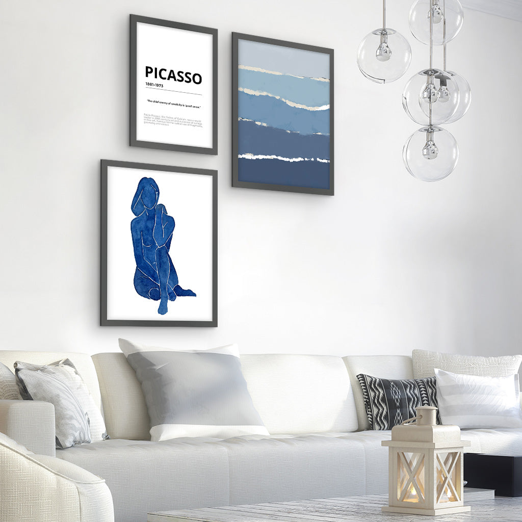 Serenity Gallery Wall Art - Premium Canvas Prints for Home & Office Decor - Perfect for Living Room, Bedroom & Workspace