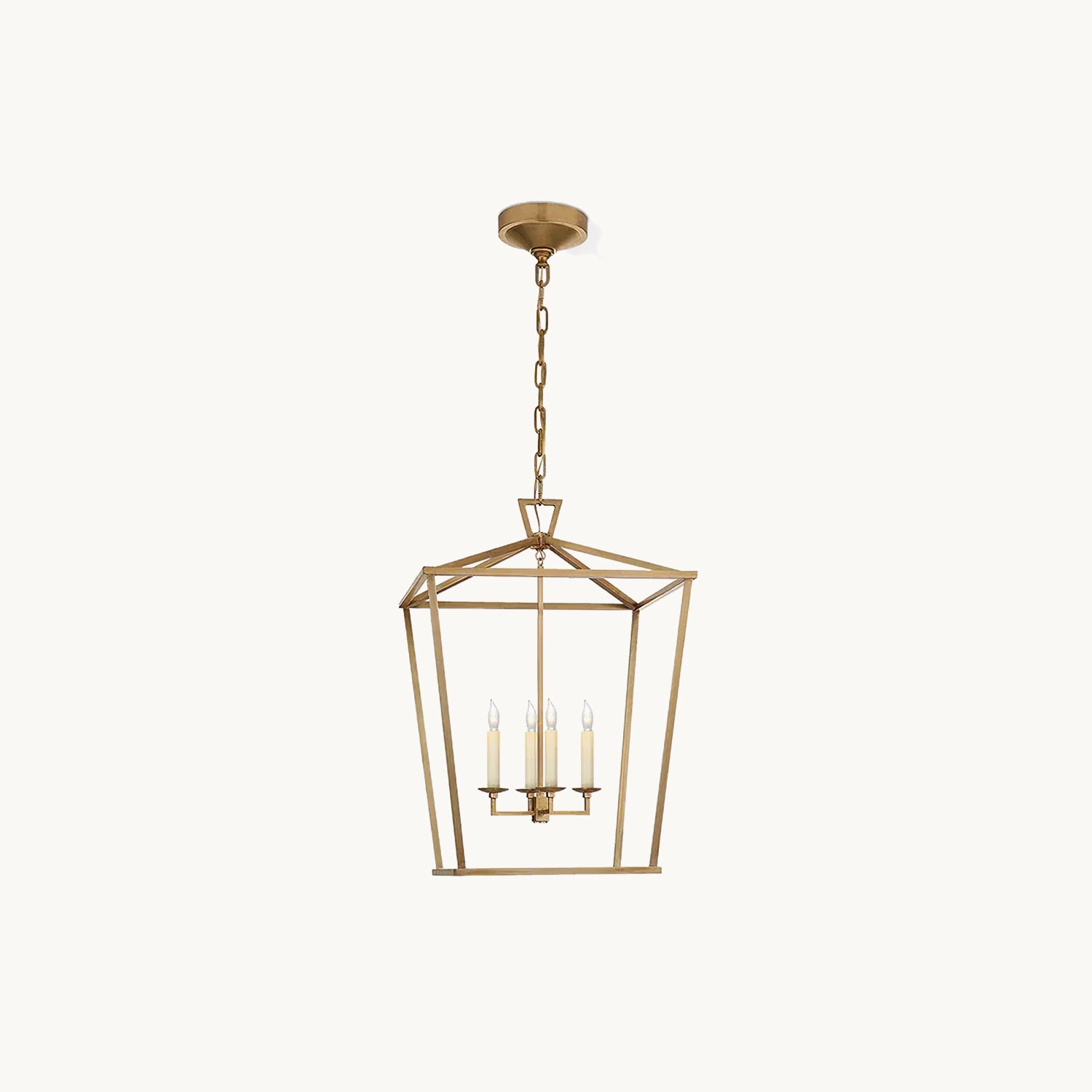 Darlana Lantern Pendant Lamp - Vintage Style Hanging Light Fixture for Dining Room, Bedroom, or Outdoor Patio Decor
