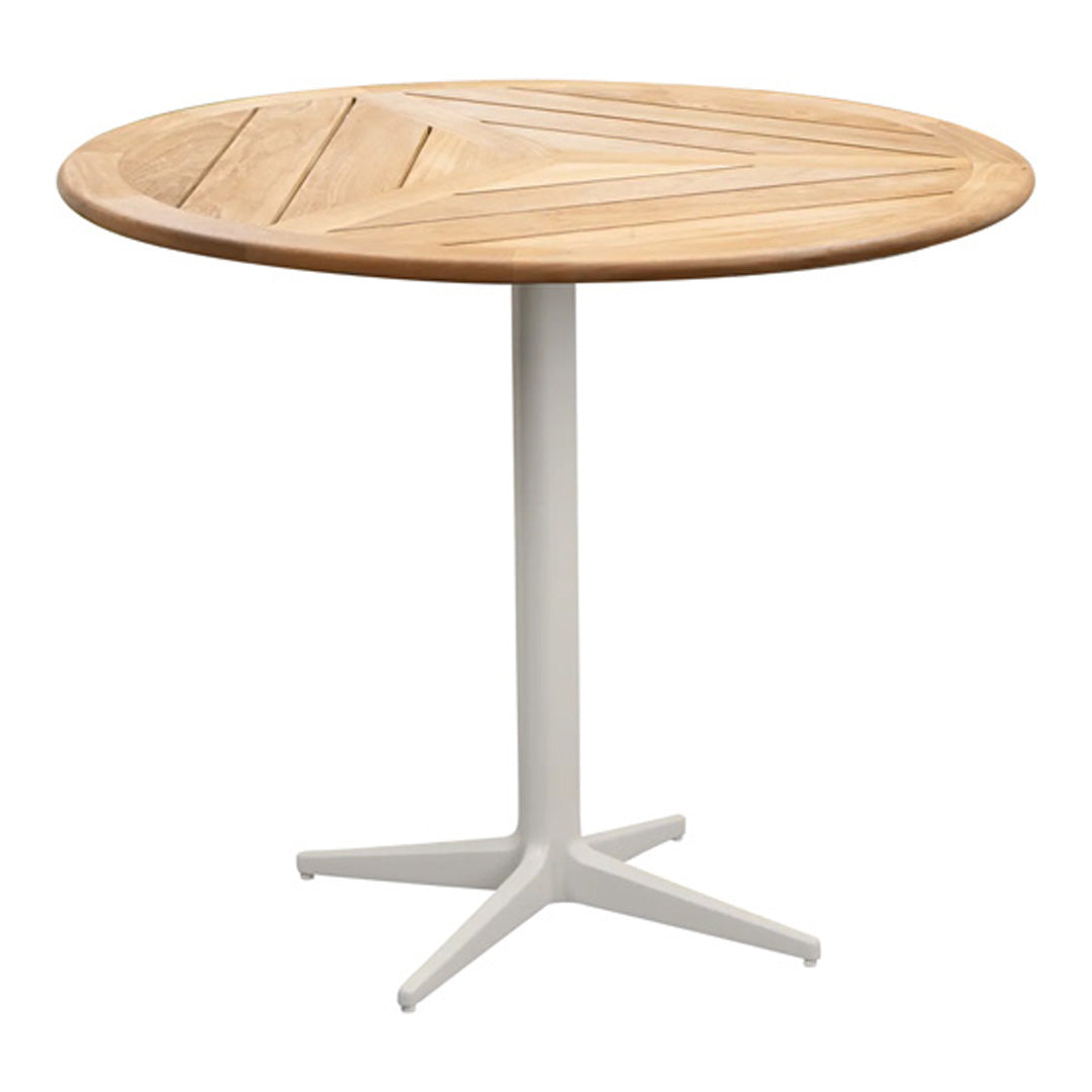 Round Drop Outdoor Cafe Table - Patio Dining & Garden Furniture for Restaurants, Coffee Shops & Backyard Decor