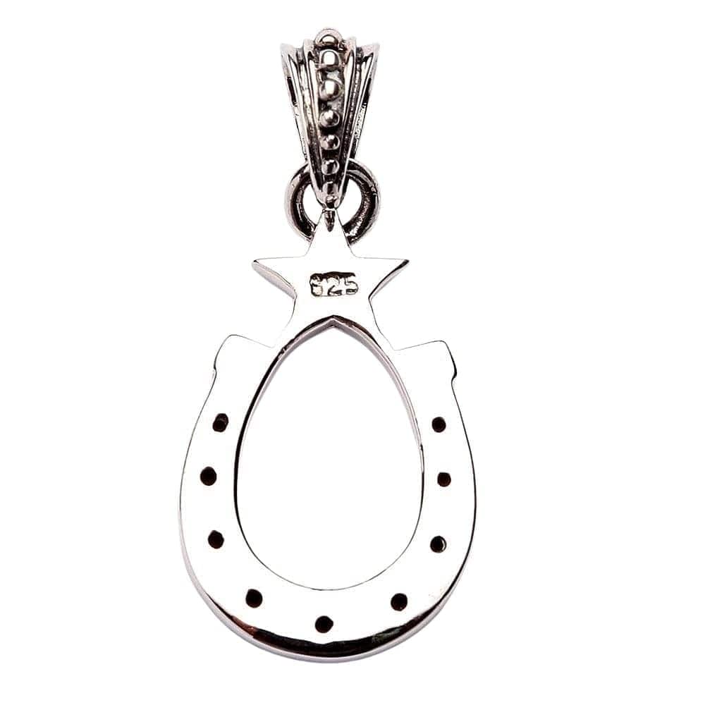 925 Sterling Silver Horseshoe Pendant Necklace for Women - Elegant Good Luck Charm Jewelry for Everyday Wear & Special Occasions