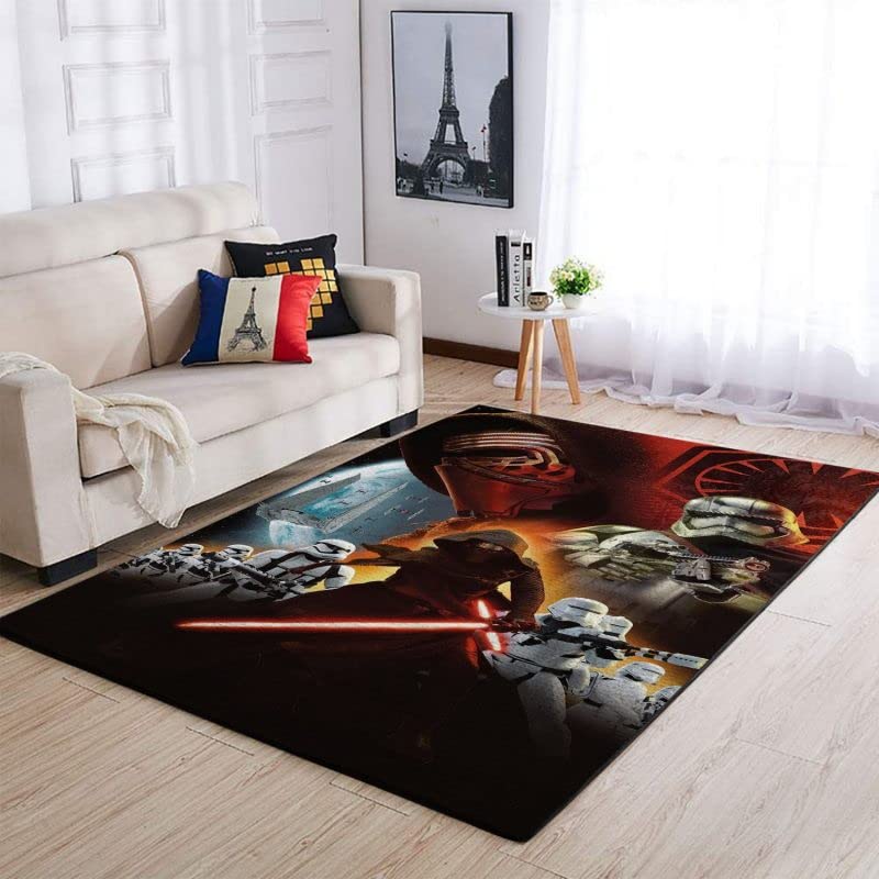 Soft Non-Slip Movie Characters Area Rug 3x5 4x6 5x8 5.2x9 ft - Cozy Living Room & Bedroom Decor Rug for Movie Lovers - Perfect Gift for Boys & Home Theater Enthusiasts