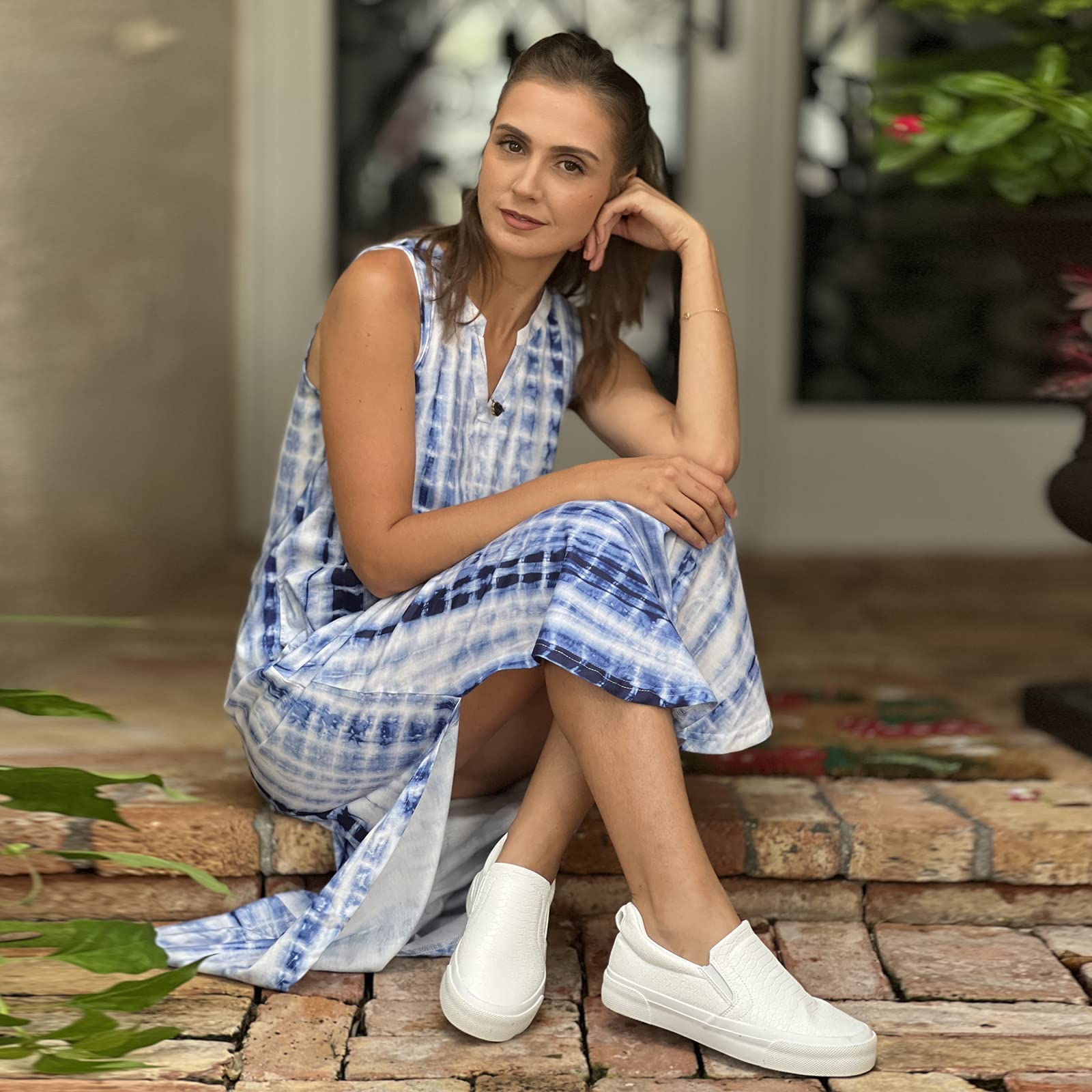 **JENN ARDOR Women's Slip-On Sneakers - Comfortable Memory Foam Loafers for Walking, Casual & Fashion - Perfect for Work, Travel & Everyday Wear**