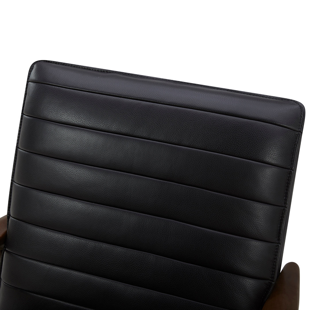 Modern Flo Accent Chair with Ottoman - Mid Century Lounge Chair for Living Room, Bedroom & Office - Comfortable Upholstered Armchair with Footrest for Relaxing & Reading