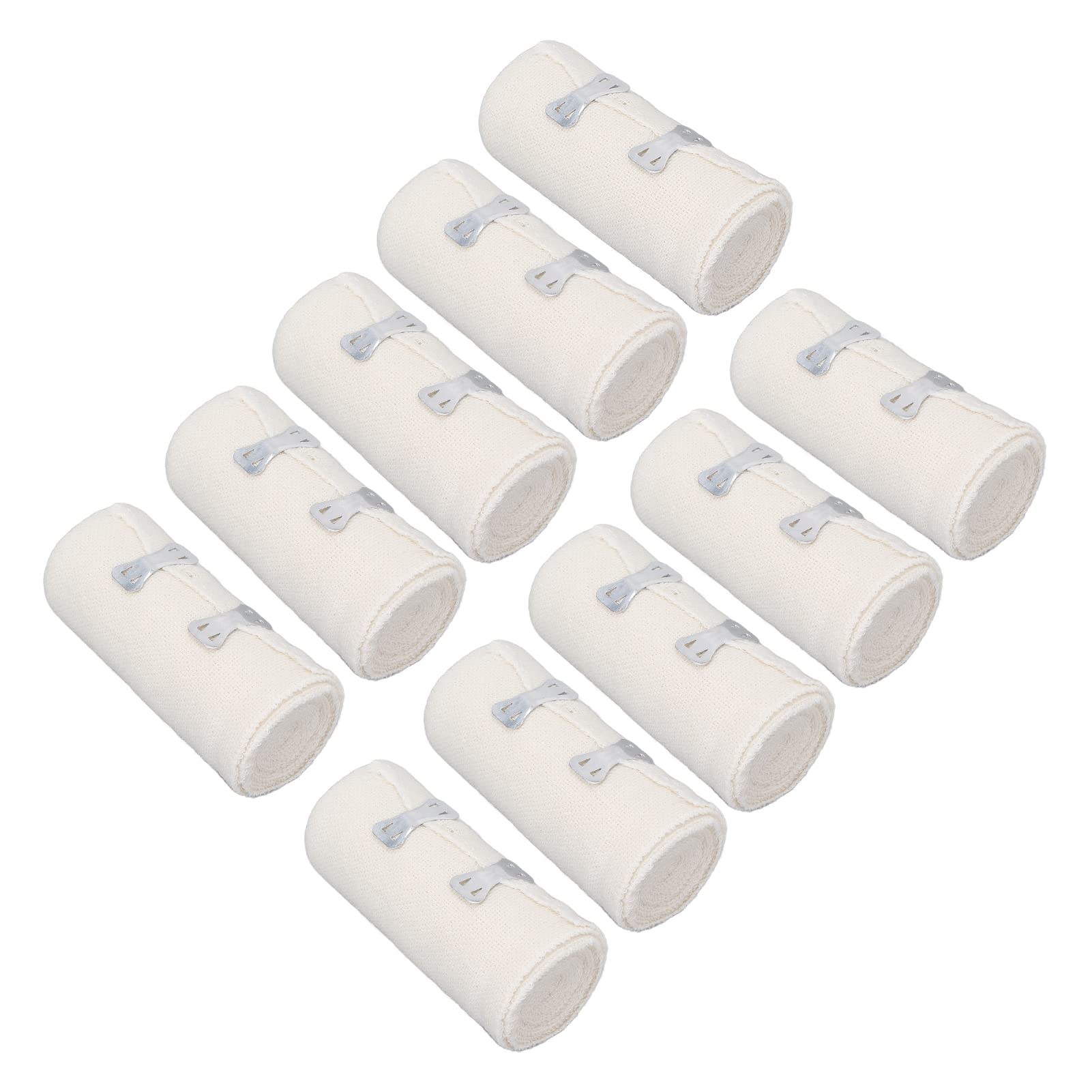 Elastic Compression Bandage Wrap for Sports & Athletics - 10 Rolls (3.9