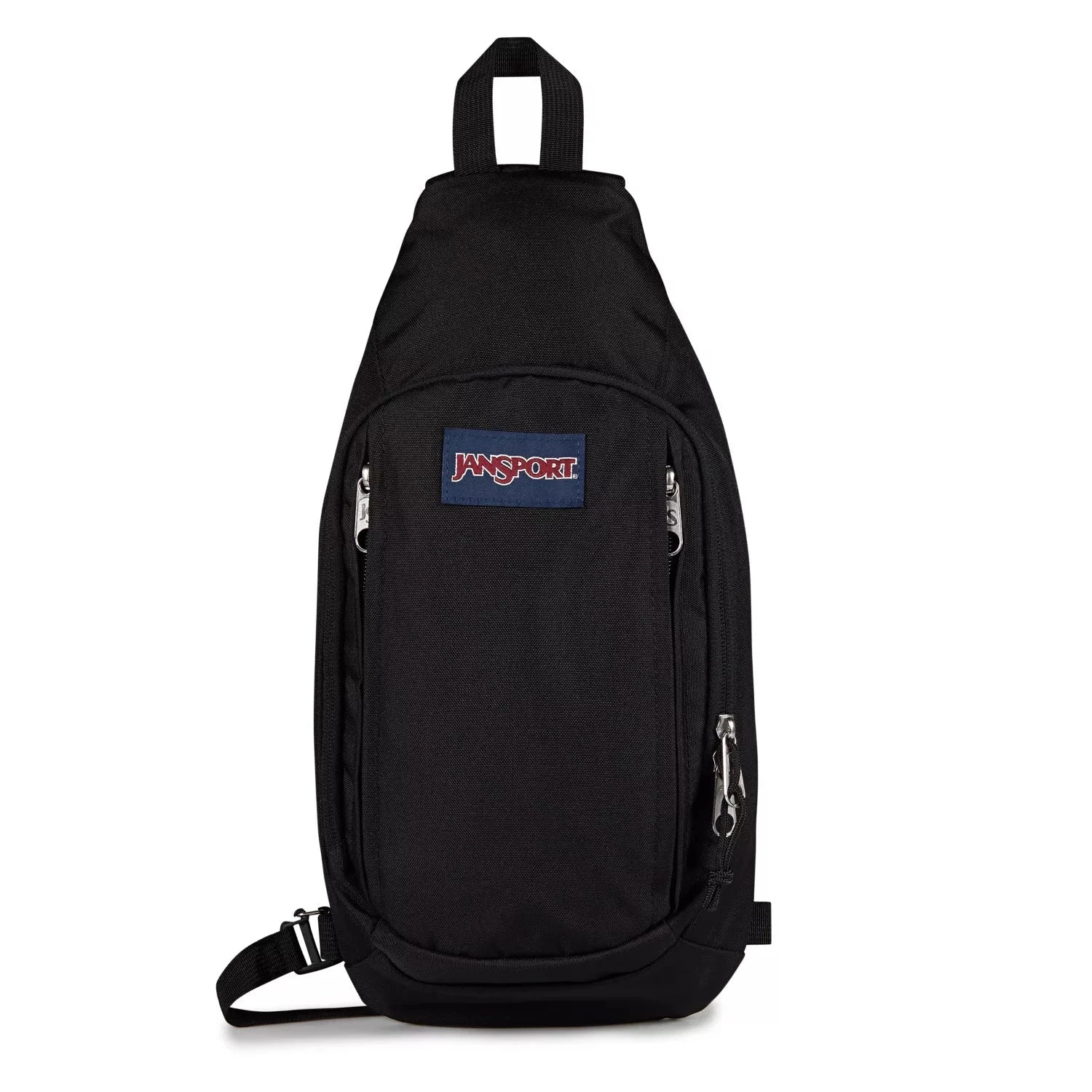 JanSport Move Sling Backpack - Lightweight Crossbody Bag for Travel, Work & School | Durable & Stylish Black Daypack for Men & Women | Perfect for Commuting, Hiking & Everyday Use