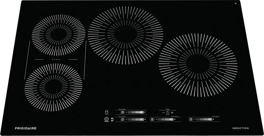 Frigidaire FCCI3027AB 30-Inch Black Induction Cooktop - Fast & Energy Efficient Electric Stove for Modern Kitchens | Perfect for Home Cooking, Small Spaces & Apartments