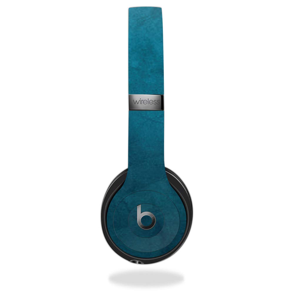 MightySkins Protective Vinyl Decal Wrap Cover for Beats Solo 3 Wireless Headphones - Blue Strokes Design | Durable, Customizable Skin | Easy to Apply & Remove | Made in USA | Perfect for Gym, Travel & Daily Use