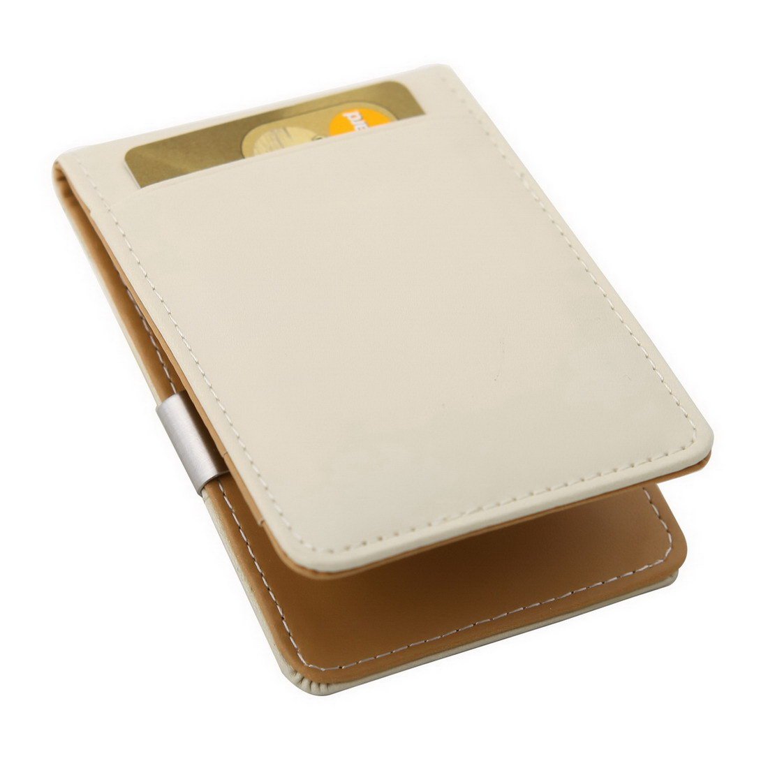 Premium Brown/Beige Genuine Leather Men's Wallet with Money Clip - Slim RFID Blocking Credit Card Holder & Magnetic Cash Clip MW1001 - Perfect for Business, Travel & Everyday Use
