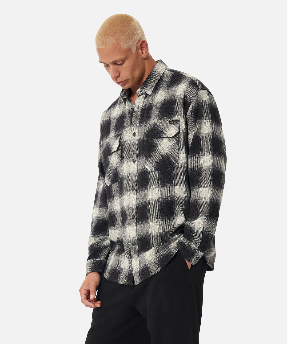 Anchorage Long Sleeve Shirt for Men - Black Olive | Comfortable Casual Wear for Outdoor Activities & Everyday Use