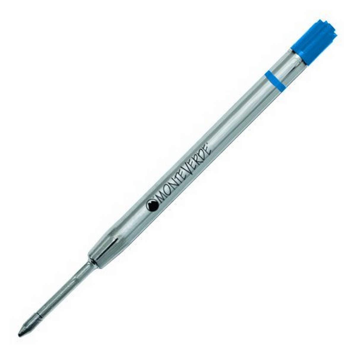 Monteverde Fine Gel Ballpoint Refill for Parker Pens - 6 Pack, Turquoise (P423TQ) - Smooth Writing for Office, School & Note Taking