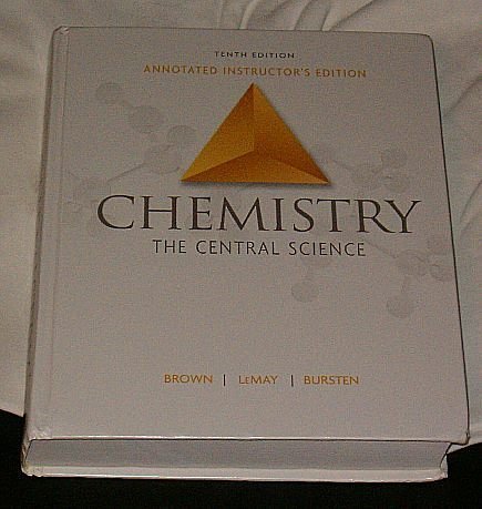 Chemistry Teacher's Edition: The Central Science 10th Edition by Theodore L. Brown (2006) Hardcover | High School & College Chemistry Textbook | Perfect for Classroom Teaching & Homeschooling
