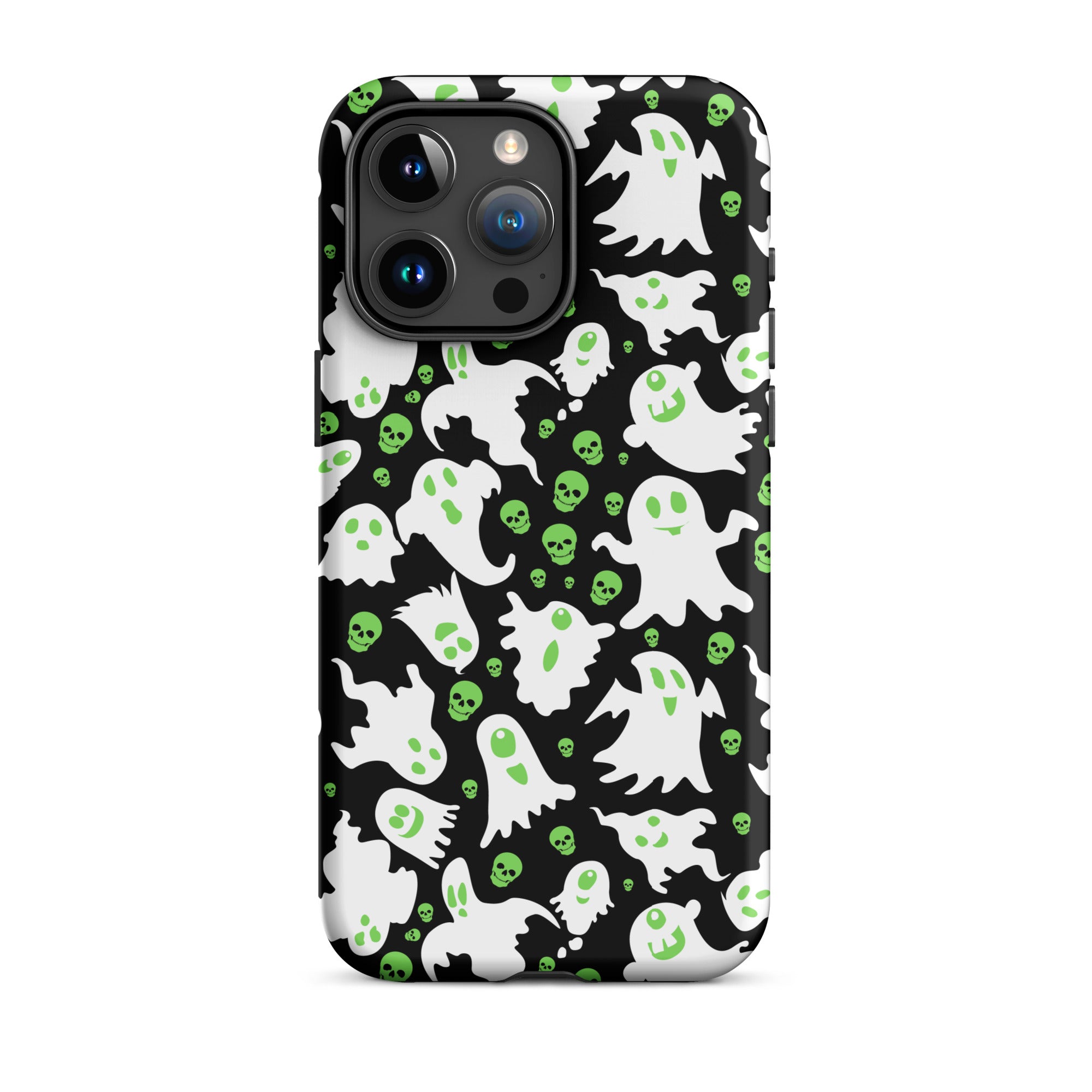 Premium Spooky Specter iPhone Case - Durable & Stylish Ghost Design for iPhone 14/13/12/11 Pro Max - Perfect for Halloween, Cosplay & Themed Parties