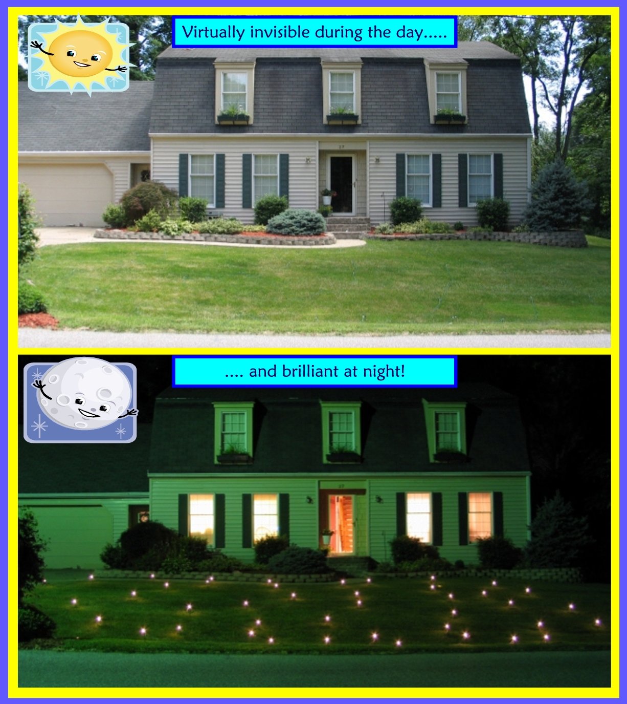 Solar Powered LED Lawn Lights - Firefly Inspired Outdoor Decoration for Garden, Pathway & Christmas Lighting | Weatherproof & Energy Efficient Landscape Lighting for Yard, Patio & Holiday Decor