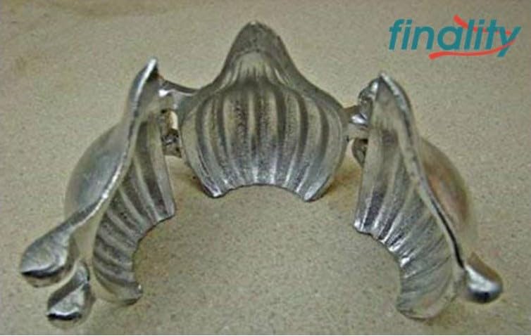 Premium Aluminum Modak Mould Set - Extra Large (3-Piece) for Indian Sweets | Eco-Friendly Modak Maker for Ganesh Chaturthi & Festive Cooking