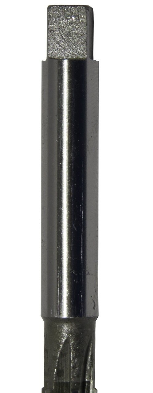 Drill America DWRRHD21.0MM High-Speed Steel Hand Reamer - 21.00mm Precision Tool for Metalworking, DIY Projects & Professional Machining | Perfect for Drilling, Enlarging & Finishing Holes in Metal, Wood & Plastic