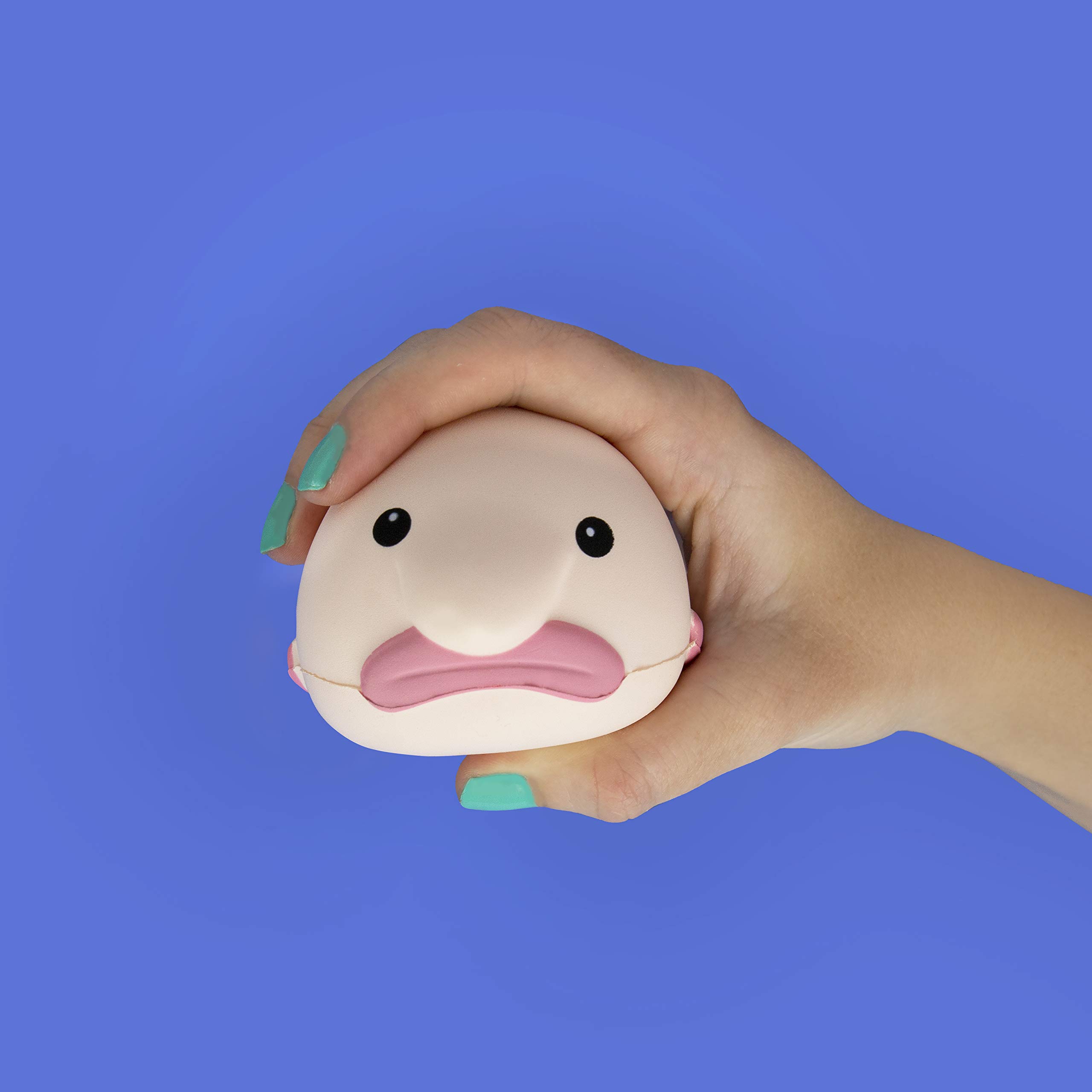 Blob Fish Stress Relief Toy - Squeeze & Relax Anxiety Relief Ball - Funny Gift for Adults & Kids - Perfect for Office, Home & Travel Stress Relief