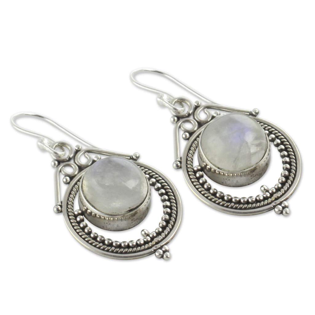Vintage Pink Gemstone Dangle Earrings for Women - Hook & Stud Earring Set (Purple, One Size) | Perfect Gift for Birthday, Anniversary & Party Jewelry Accessories