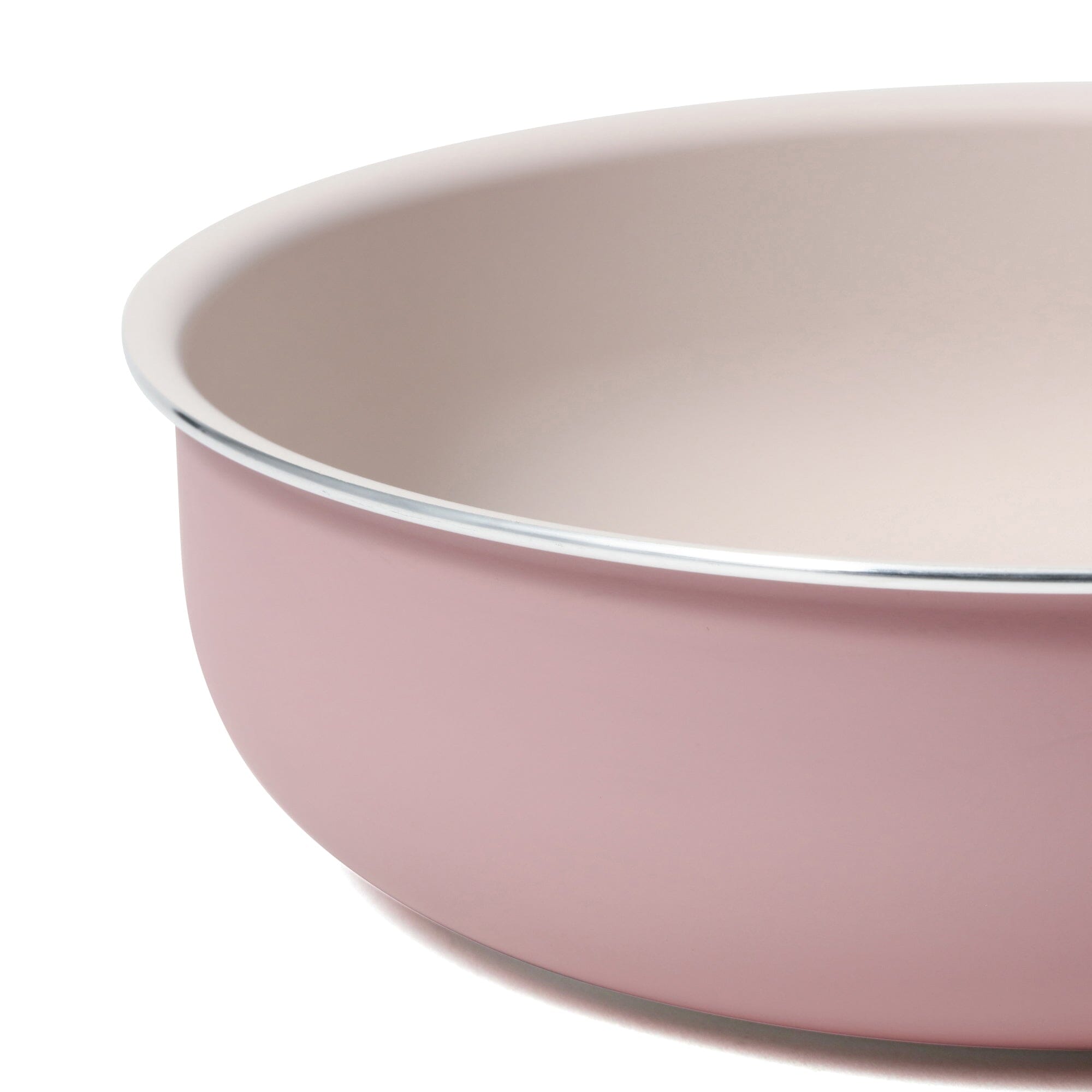 4-Piece Pink Go Table Pot and Pan Set - Nonstick Cookware for Kitchen, Stovetop & Oven Use - Perfect for Cooking, Frying & Serving Meals