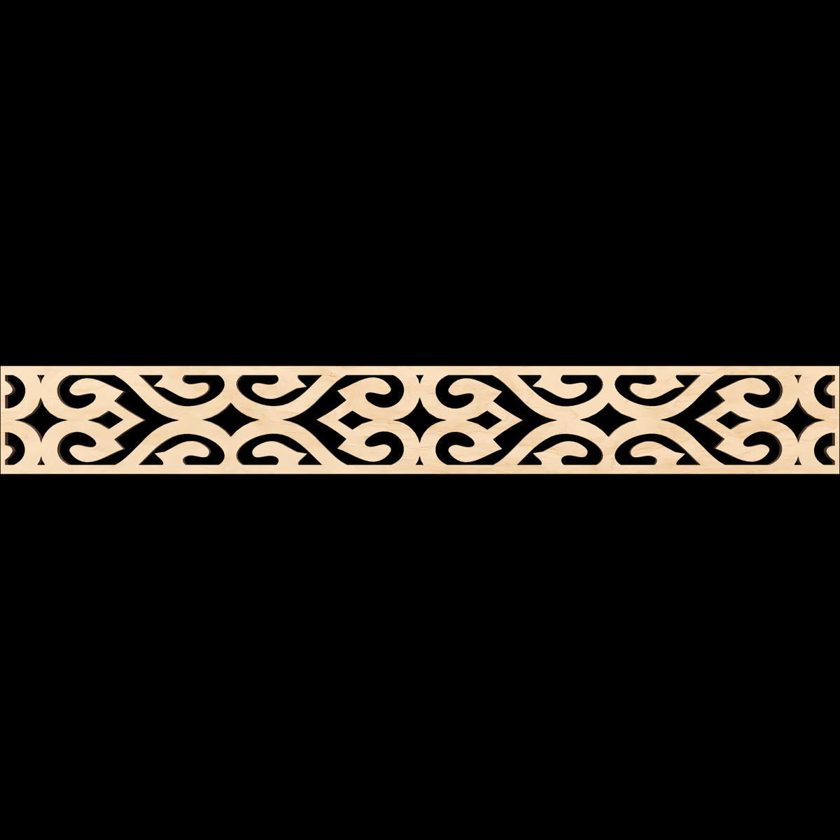 Keene Fretwork Moulding - Decorative Wood Trim for Home & Furniture | Perfect for DIY Projects, Wall Paneling and Cabinet Accents