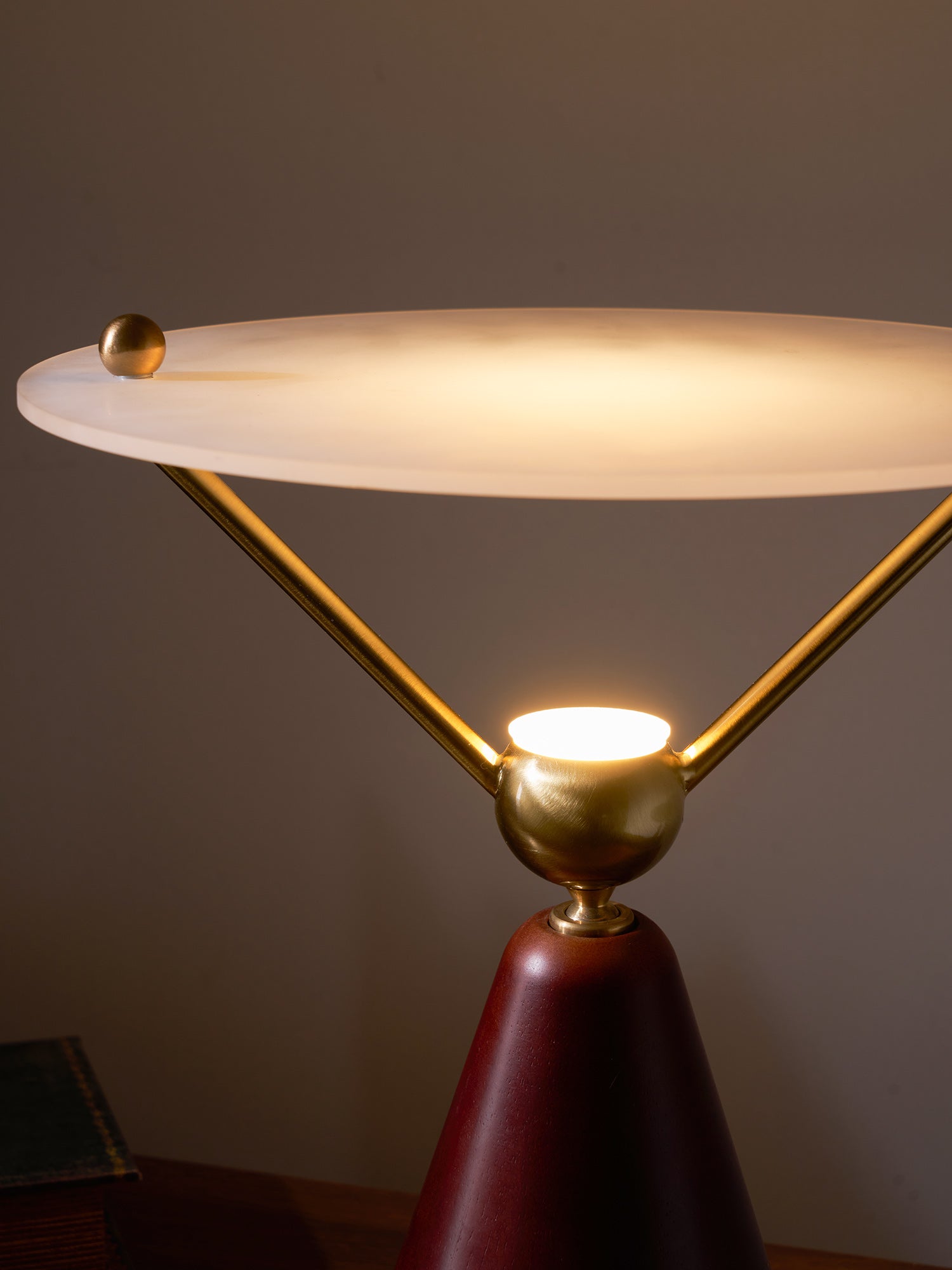 Equoray Modern LED Table Lamp - Adjustable Brightness, USB Charging Port, Touch Control for Bedroom, Office & Living Room - Perfect for Reading, Working & Relaxing