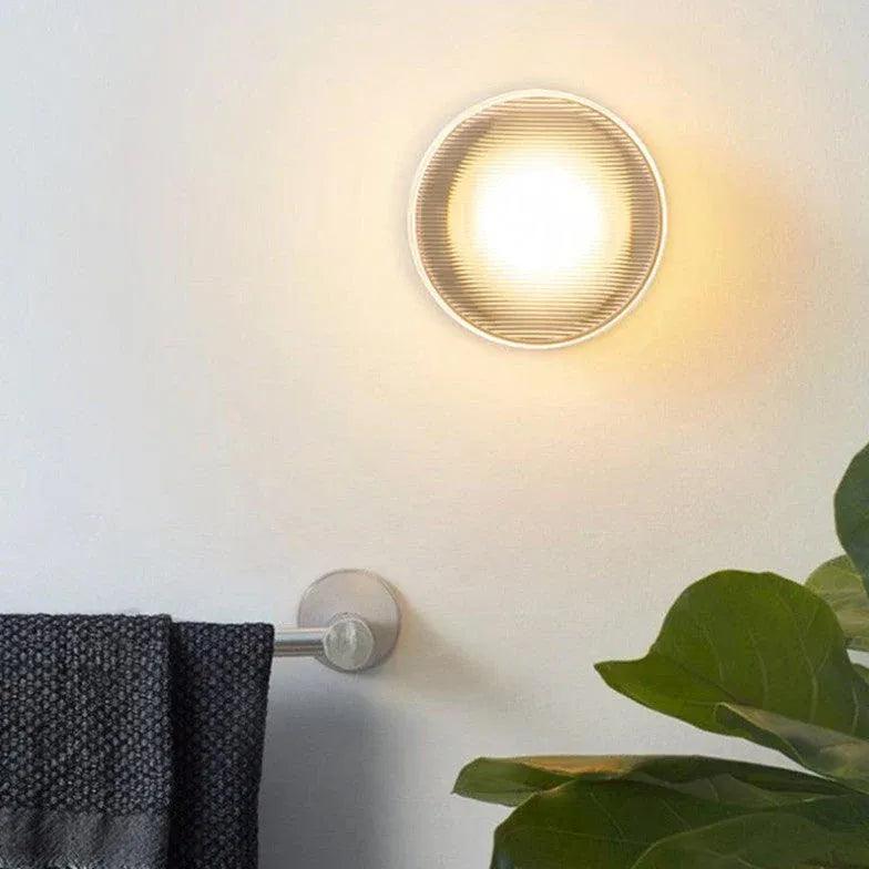 Modern White Frosted Glass Recessed Wall Light - Sleek LED Fixture for Bedroom, Living Room, Hallway & Staircase Lighting