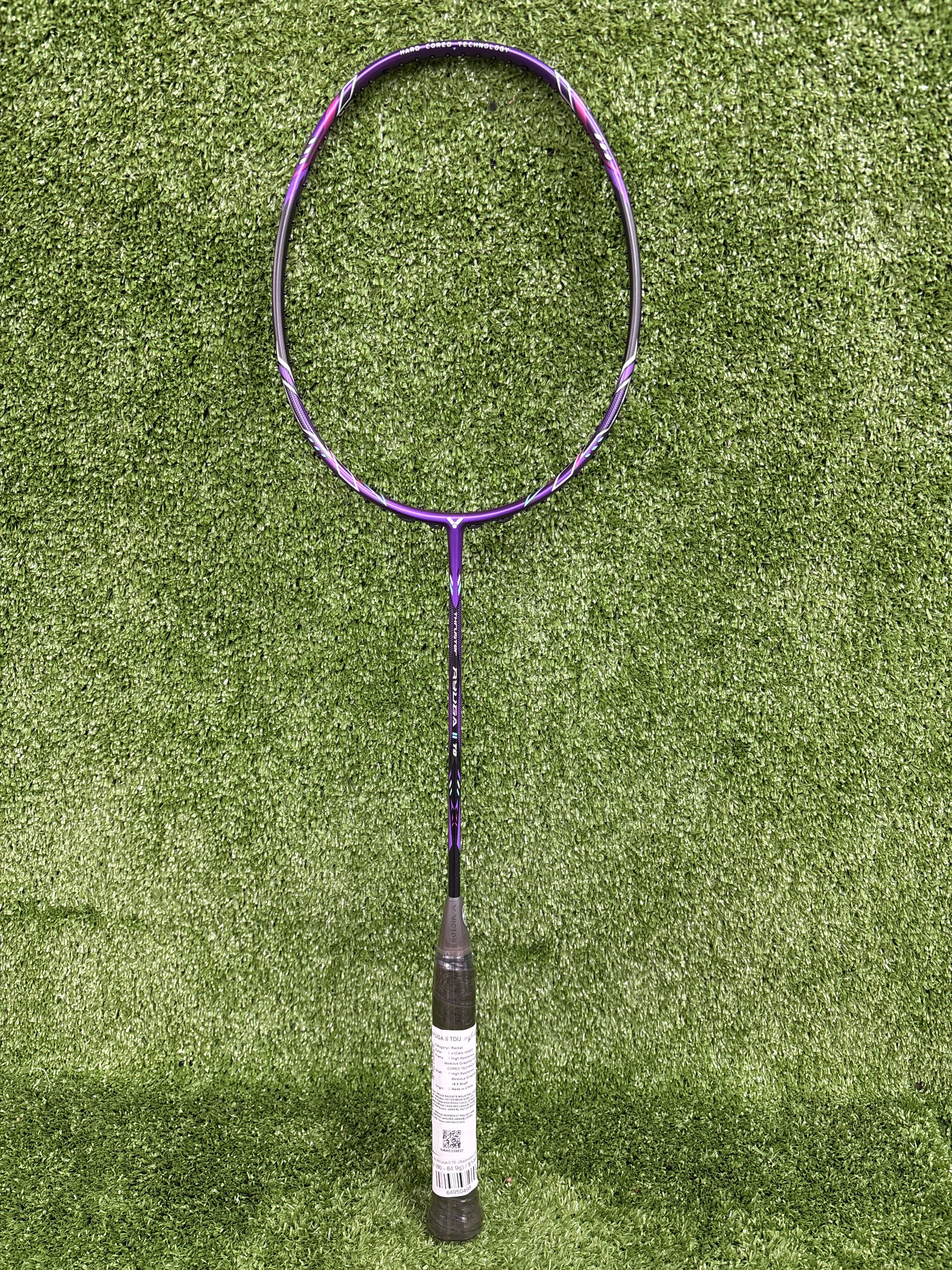 Victor TK RYUGA II TD J Badminton Racket Unstrung - Professional Badminton Racket for Advanced Players - Perfect for Tournaments & Training Sessions