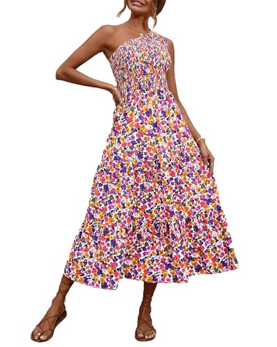 Floral White Purple