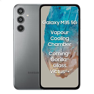 Samsung Galaxy M35 5G Smartphone - 6GB RAM 128GB Storage, Exynos 1380 Processor, Global Version (Blue) - Perfect for Gaming, Streaming & Productivity