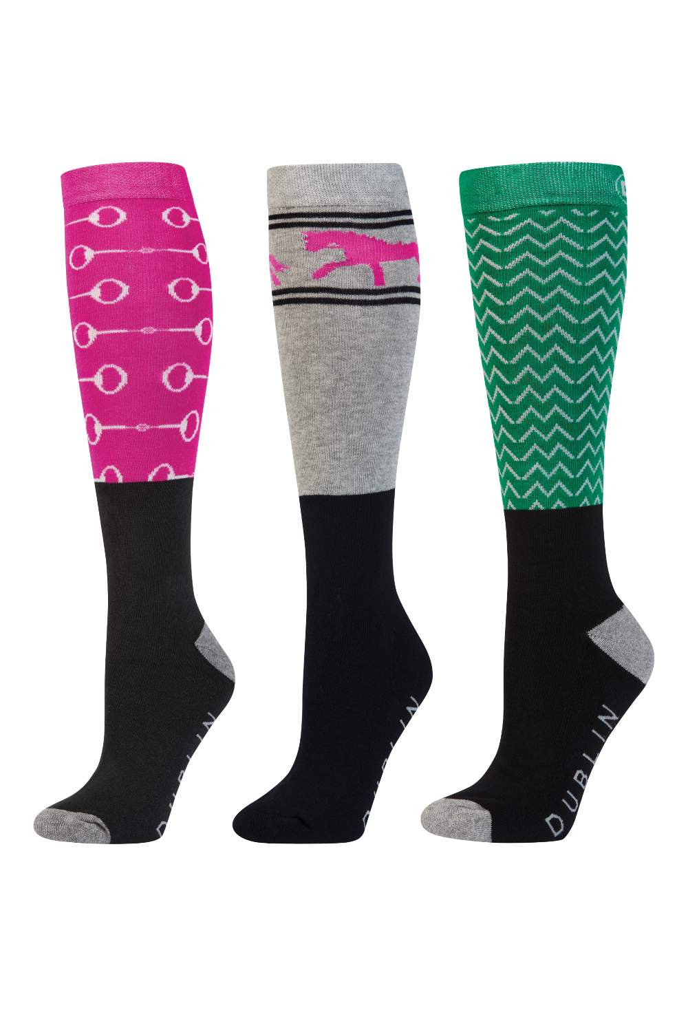 Dublin 3 Pack Women's Cotton Ankle Socks - Soft & Breathable for Everyday Wear, Workout, and Casual Outfits