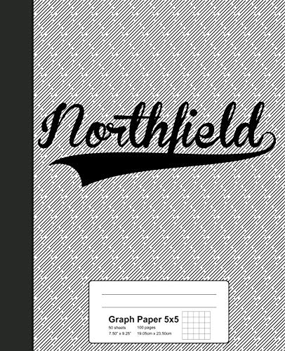 5x5 Graph Paper Notebook by NORTHFIELD - Premium Weezag Grid Paper for Math, Engineering & Sketching - Ideal for Students, Architects & Artists