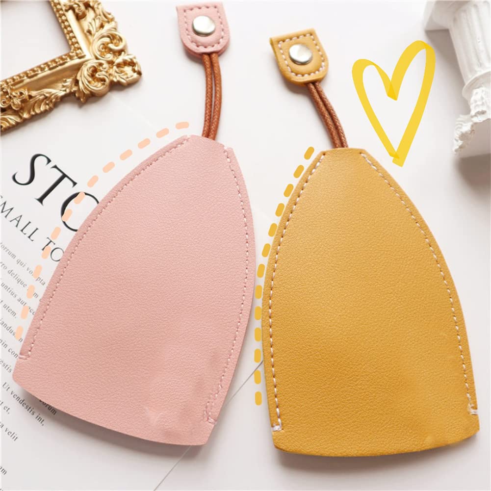 Zcargel PU Car Key Cover - Cute Cartoon Universal Key Case for Cars, Keychain Holder, Pocket & Backpack Organizer - Perfect for Key Protection & Decor (Home, Office, Travel)