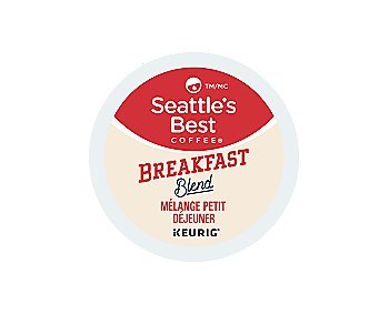 Seattle's Best Coffee Breakfast Blend Keurig K-Cup Pods (96 Count) - Medium Roast, Smooth & Balanced Flavor - Perfect for Morning Brew, Office Coffee Break & Home Use