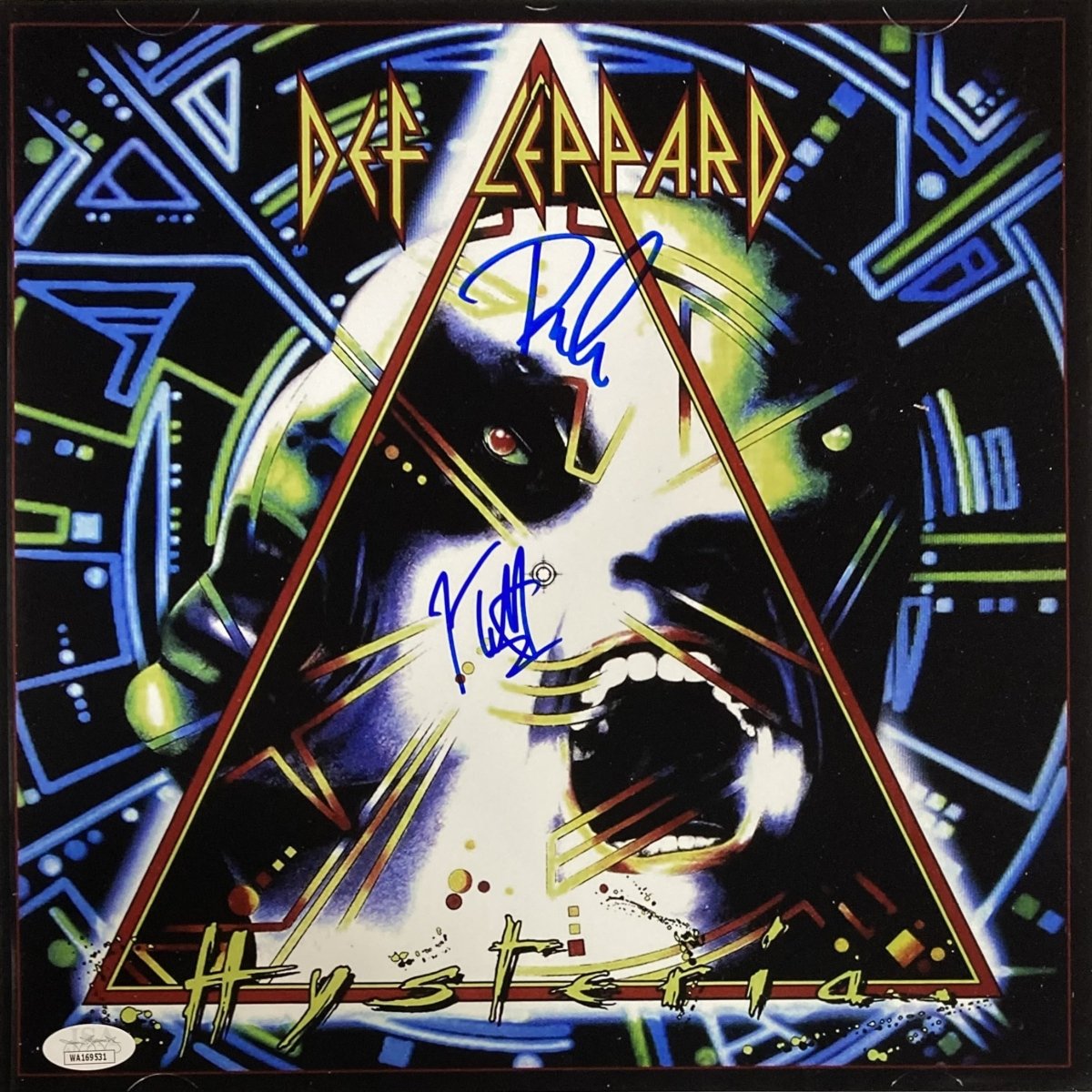Joe Elliott & Phil Collen Autographed Def Leppard 12x12 Photo with JSA Certificate - Perfect for Music Memorabilia Collections & Rock Fan Gifts