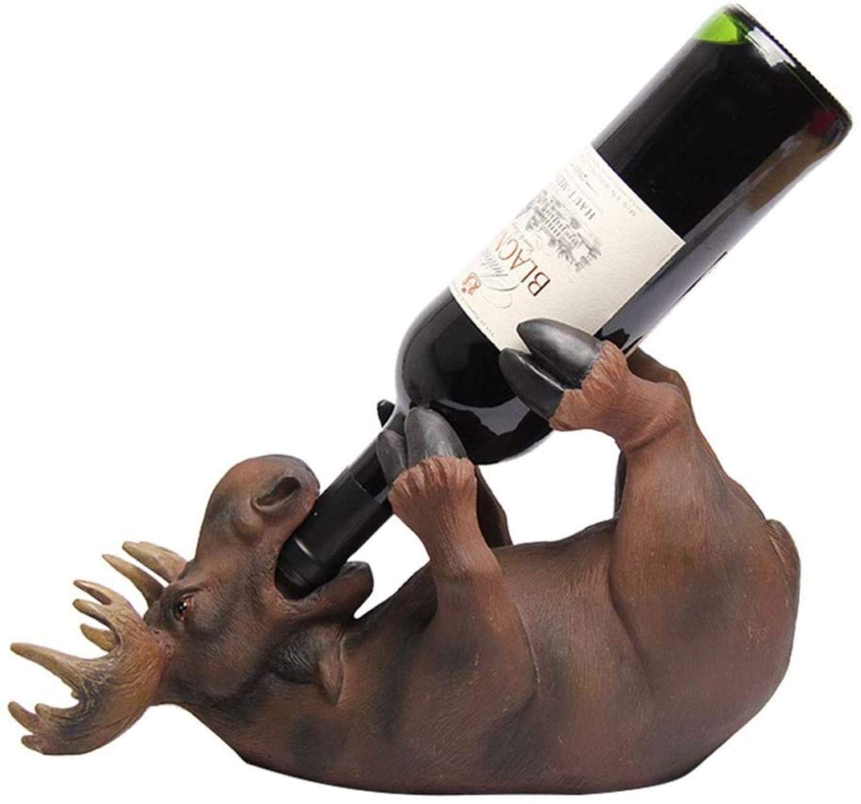 Elegant Wildlife Animal Wine Rack Holder - Handcrafted Wine Bottle Stand Sculpture for Home Bar Decor, Perfect Gift for Wine Lovers (Color: A) | Ideal for Dining Room, Kitchen, Wine Cellar & Party Decorations