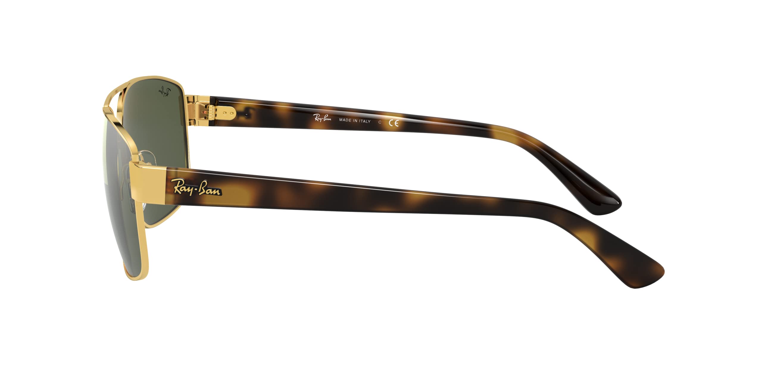 Ray-Ban RB3663 Classic Metal Rectangular Sunglasses for Men & Women – UV Protection, Polarized Lenses – Perfect for Driving, Beach & Outdoor Activities