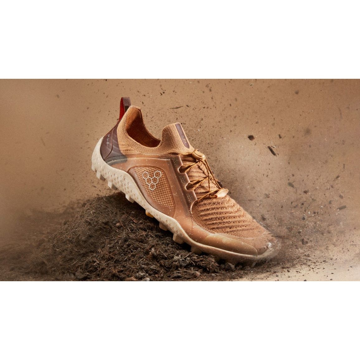 Vivobarefoot Men's Primus Trail Knit SG JJF Barefoot Shoes - Lightweight Hiking & Outdoor Adventure Footwear for Natural Movement
