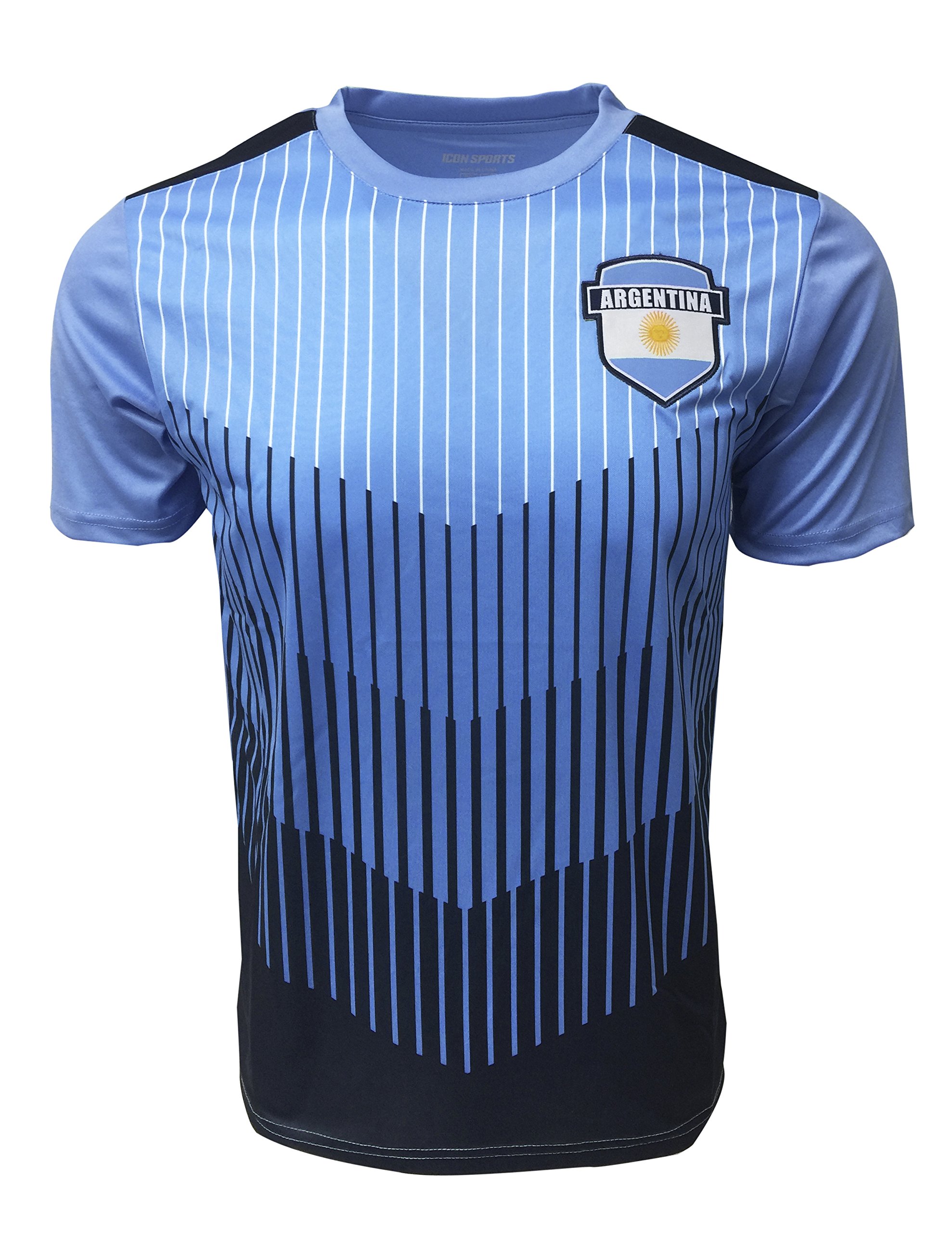 Argentina Soccer Training Jersey for Kids & Adults - Breathable Football Shirt for Men, Women & Youth - Perfect for Practice, Games & Fan Support