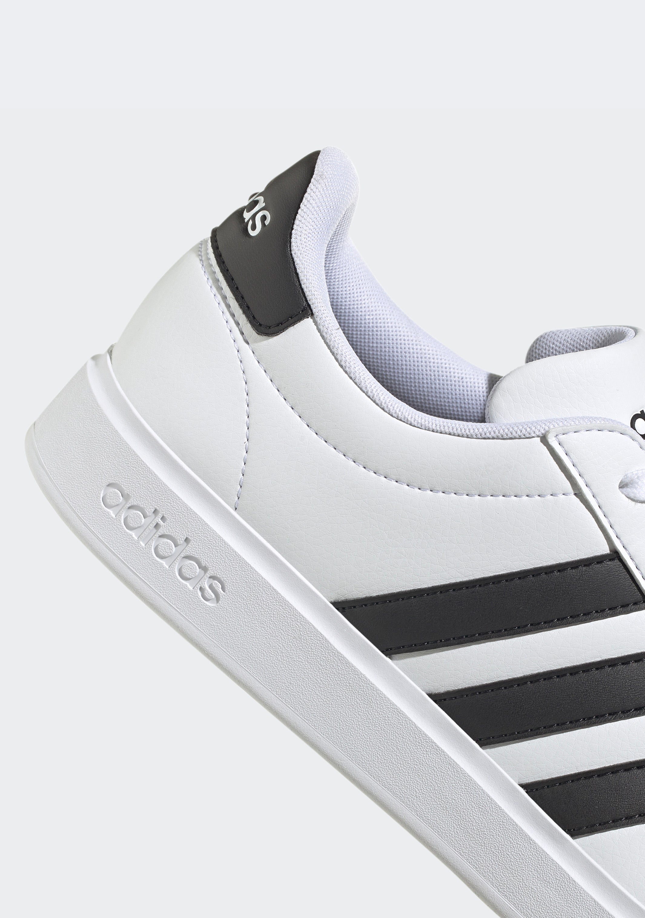 Adidas Men’s Grand Court 2.0 Sneakers - Comfortable Casual Shoes for Walking, Running & Gym - White/Black Tennis Shoes for Men
