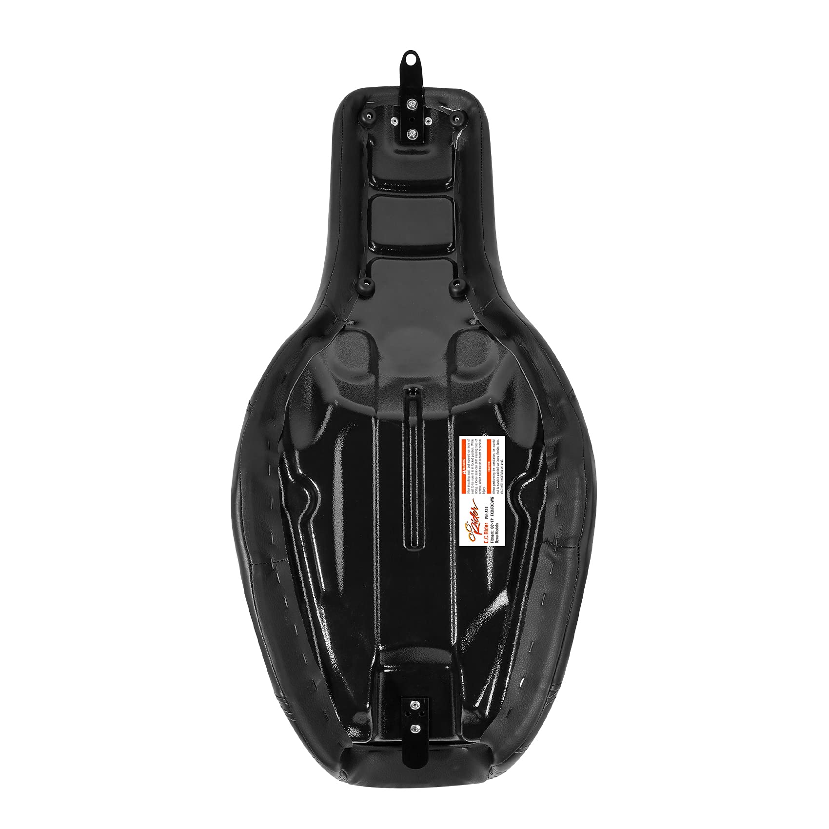 Harley Dyna Wide Glide Low Rider Street Bob Fat Bob FXDF Super Glide Custom FXDC Motorcycle Seat - Driver & Passenger Comfort Seat with Red Stitching (Fits 0617 Switchback Models) - Perfect for Long Rides and Custom Bike Upgrades