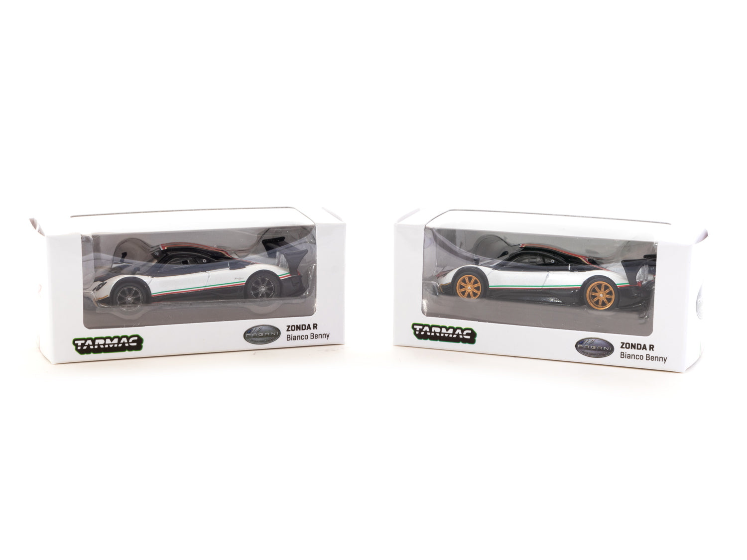 Tarmac Works 1/64 Pagani Zonda R Bianco Benny Diecast Model Car - Premium Collectible for Car Enthusiasts & Display for Home/Office Decor