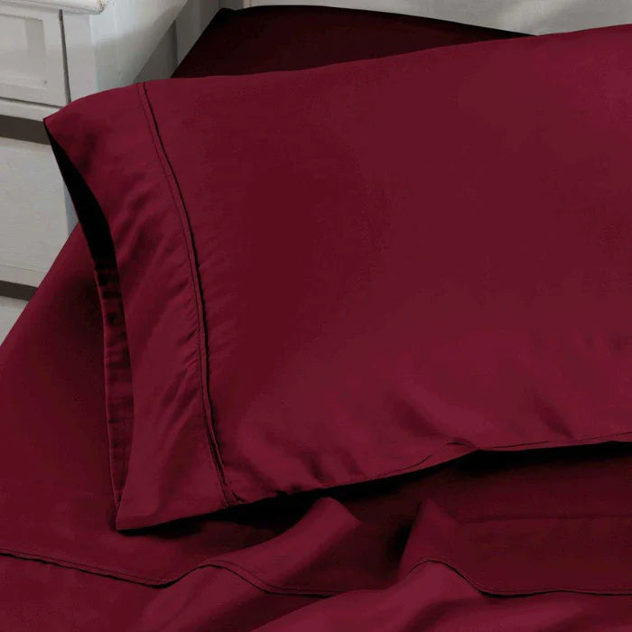 300 Thread Count Modal Beechwood Pillowcase Set - 2 Piece Soft & Breathable Bedding for a Comfortable Night's Sleep - Perfect for Home, Hotel, and Travel Use