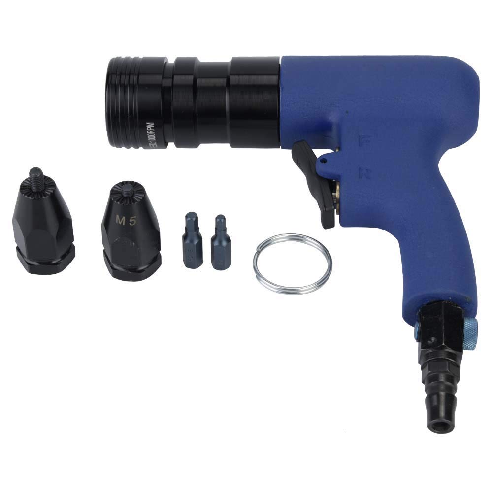 **Pneumatic Rivet Gun - Heavy Duty Air Riveter Tool for M5-M6 Rivet Nuts | Perfect for Metalworking, Automotive & DIY Projects**