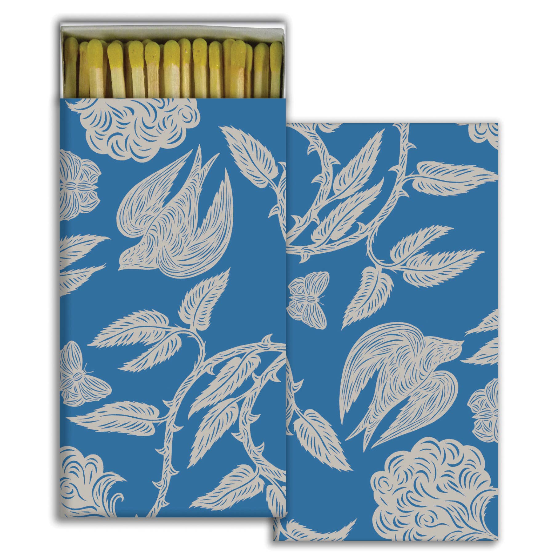 Premium Wooden Matches for Fireplaces, Candles & Camping - Hawthorne Garden Natural Fire Starters