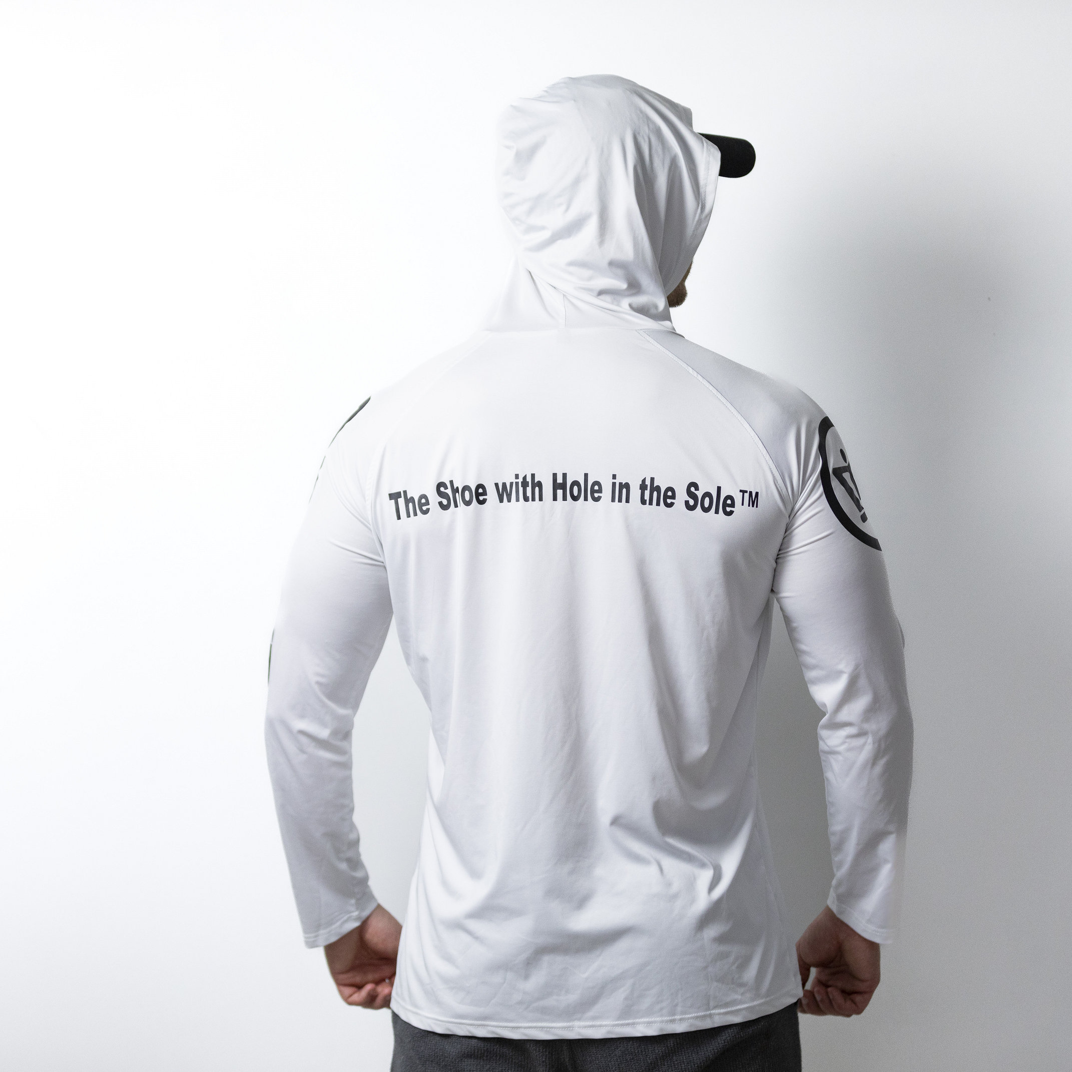 Crosskix UPF30 Hooded Long Sleeve Athletic Performance Shirt for Running, Hiking & Outdoor Sports