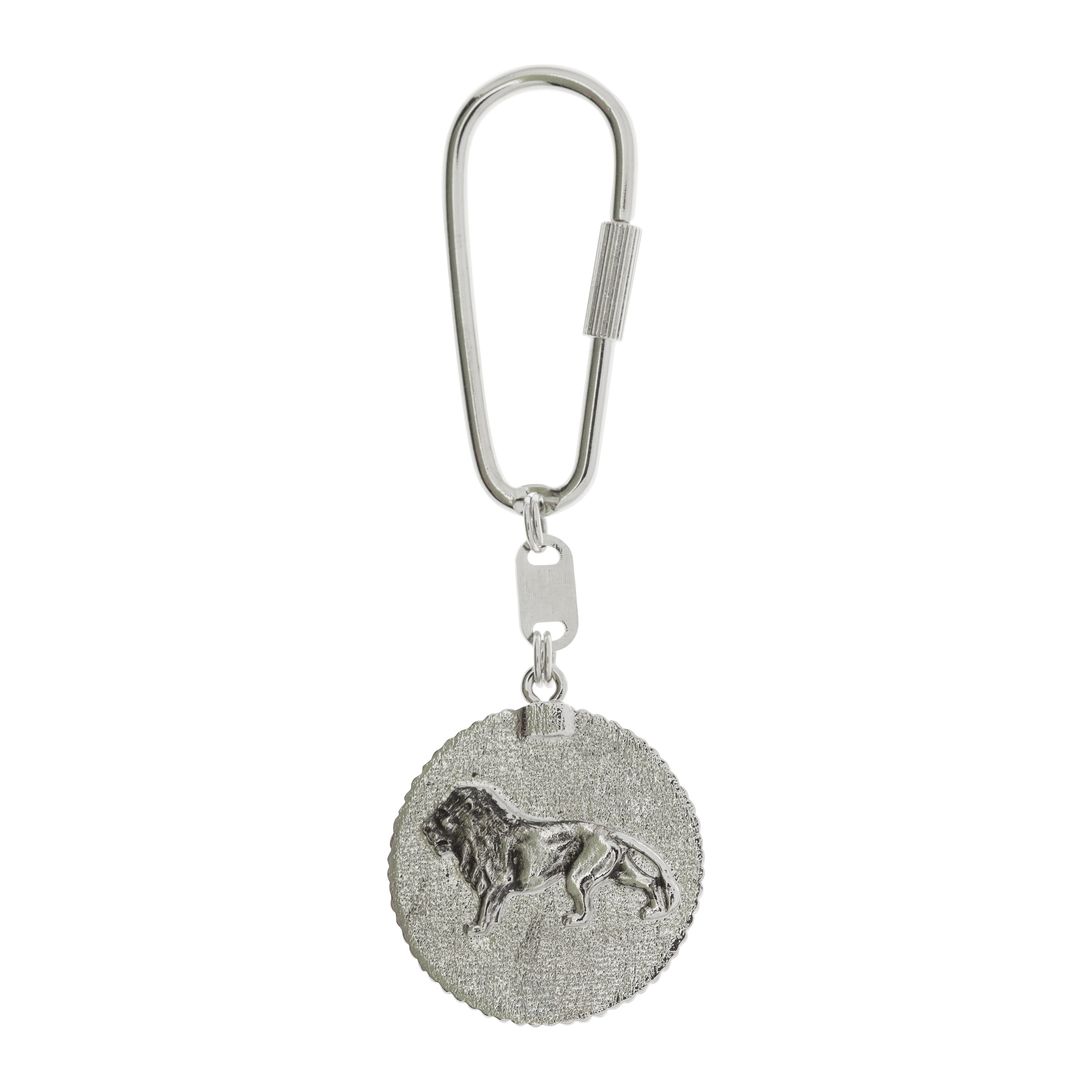 1928 Jewelry Black Onyx Lion Keychain - Stylish & Durable Key Ring for Men & Women - Perfect Gift for Birthdays, Anniversaries & Graduations - Home, Office & Travel Accessory