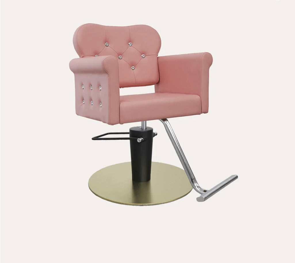 Glam II Salon Chair - Professional Hydraulic Beauty Styling Chair for Hairdressers & Stylists | Perfect for Salons, Spas & Home Use